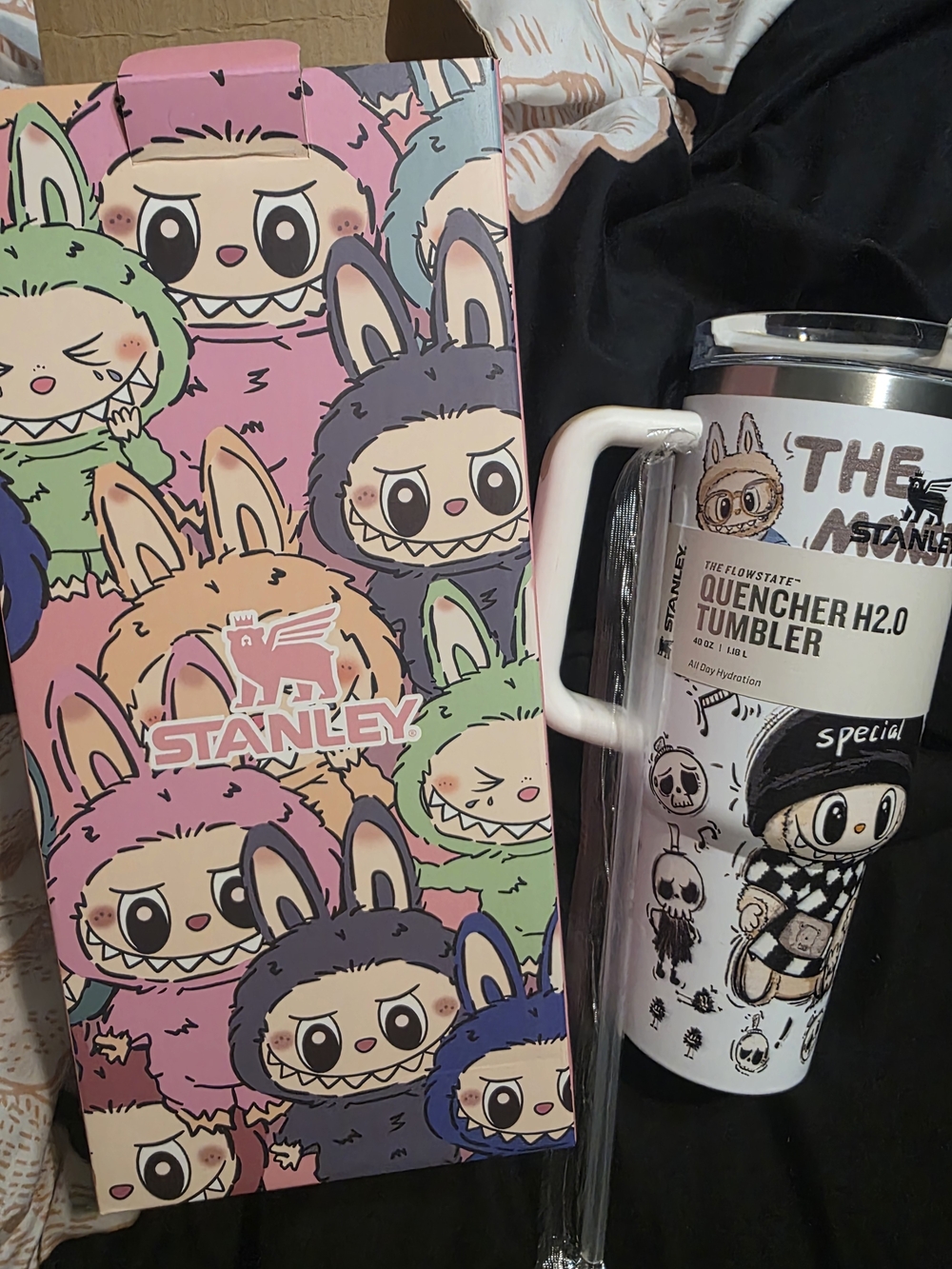 Labubu Stanley Quencher H2.0 Tumbler